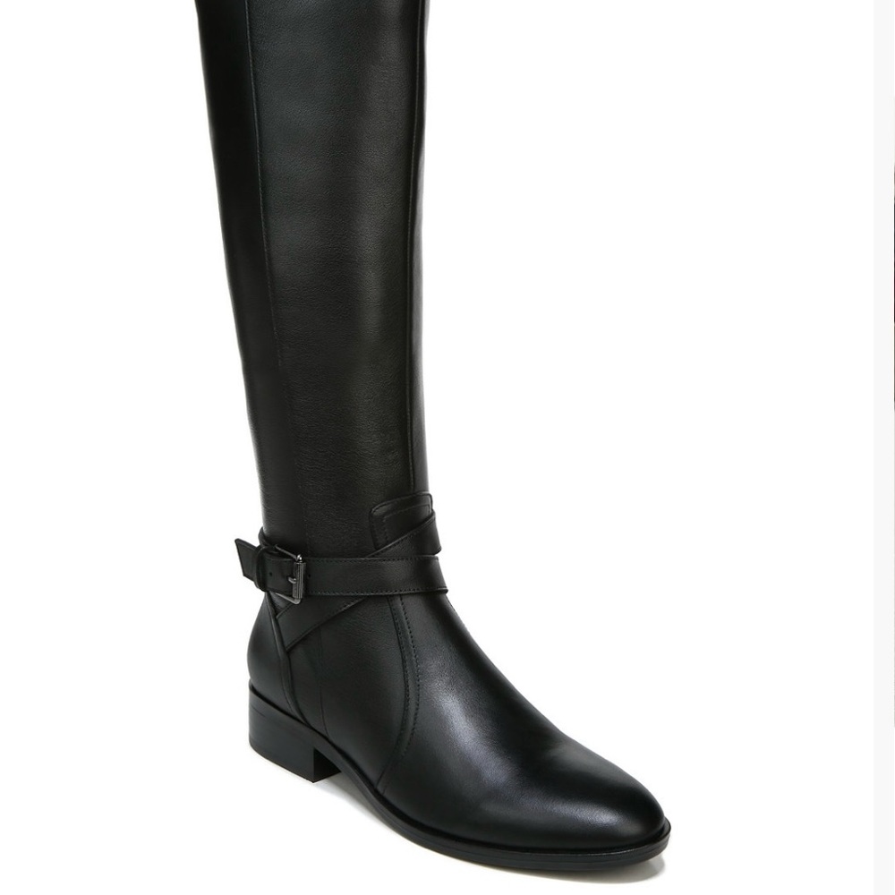 Naturalizer-Women’s Rena Narrow Calf, Knee High Black Leather Boot